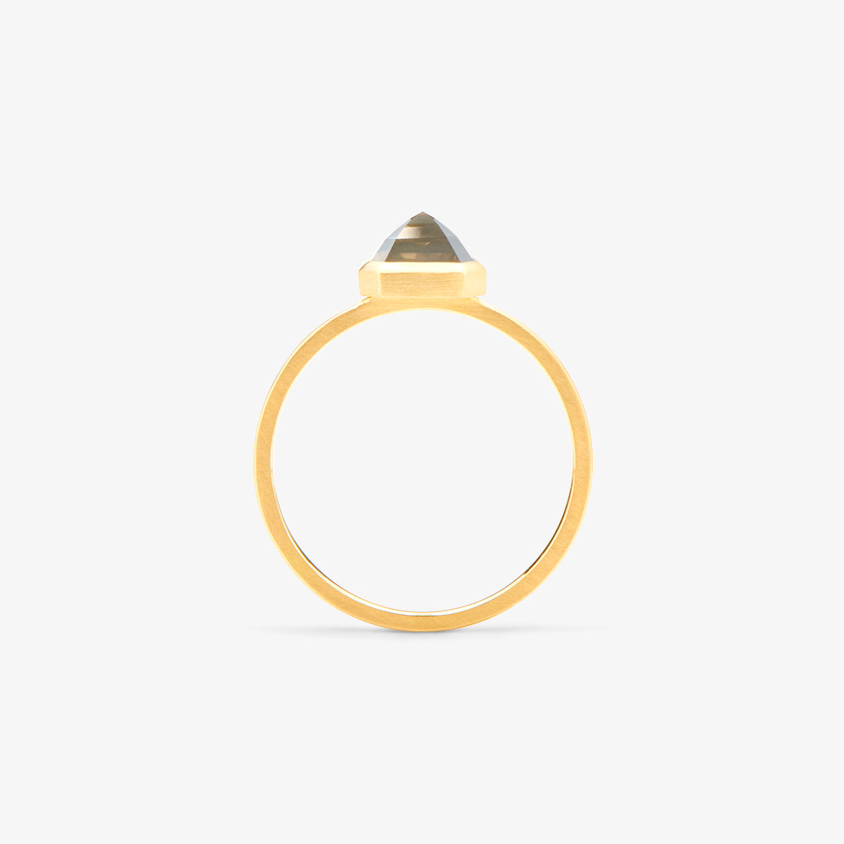 1.33 Carat One-of-a-Kind Mogul Cut Diamond Ring