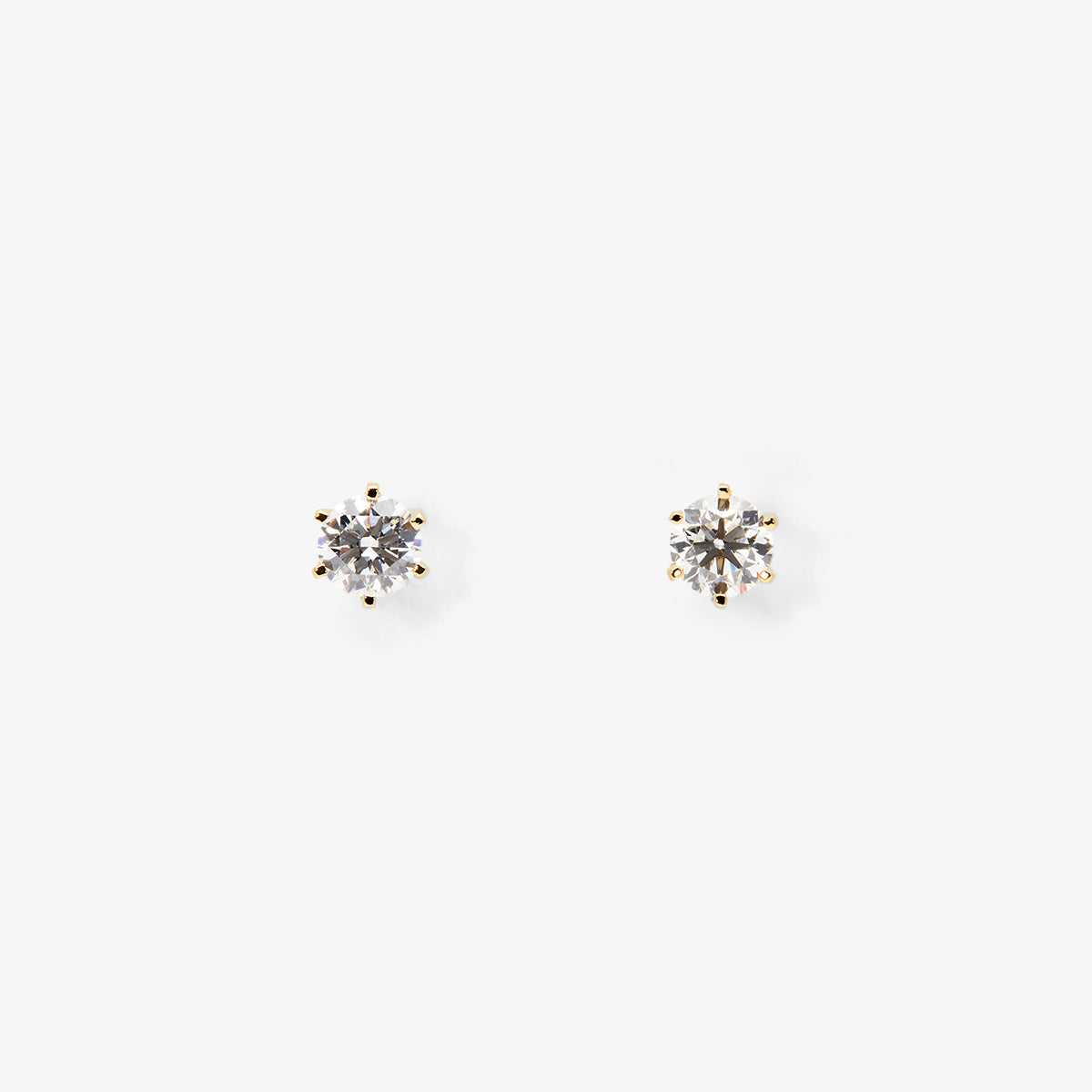 4.5mm White Diamond Studs