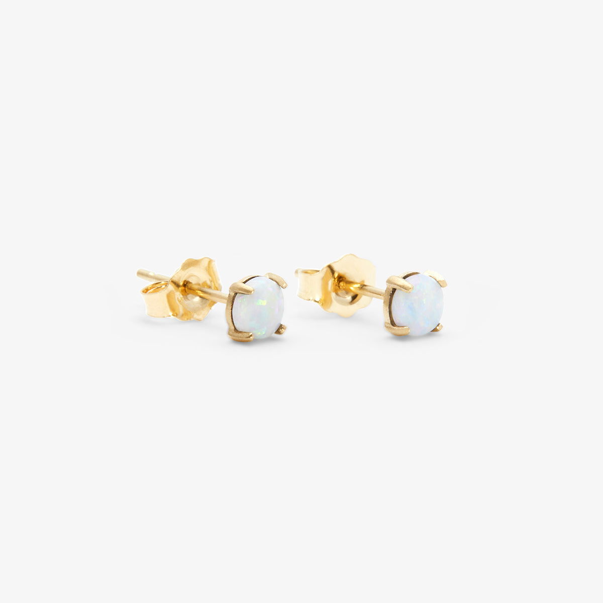 Australian White Opal Wisp Studs