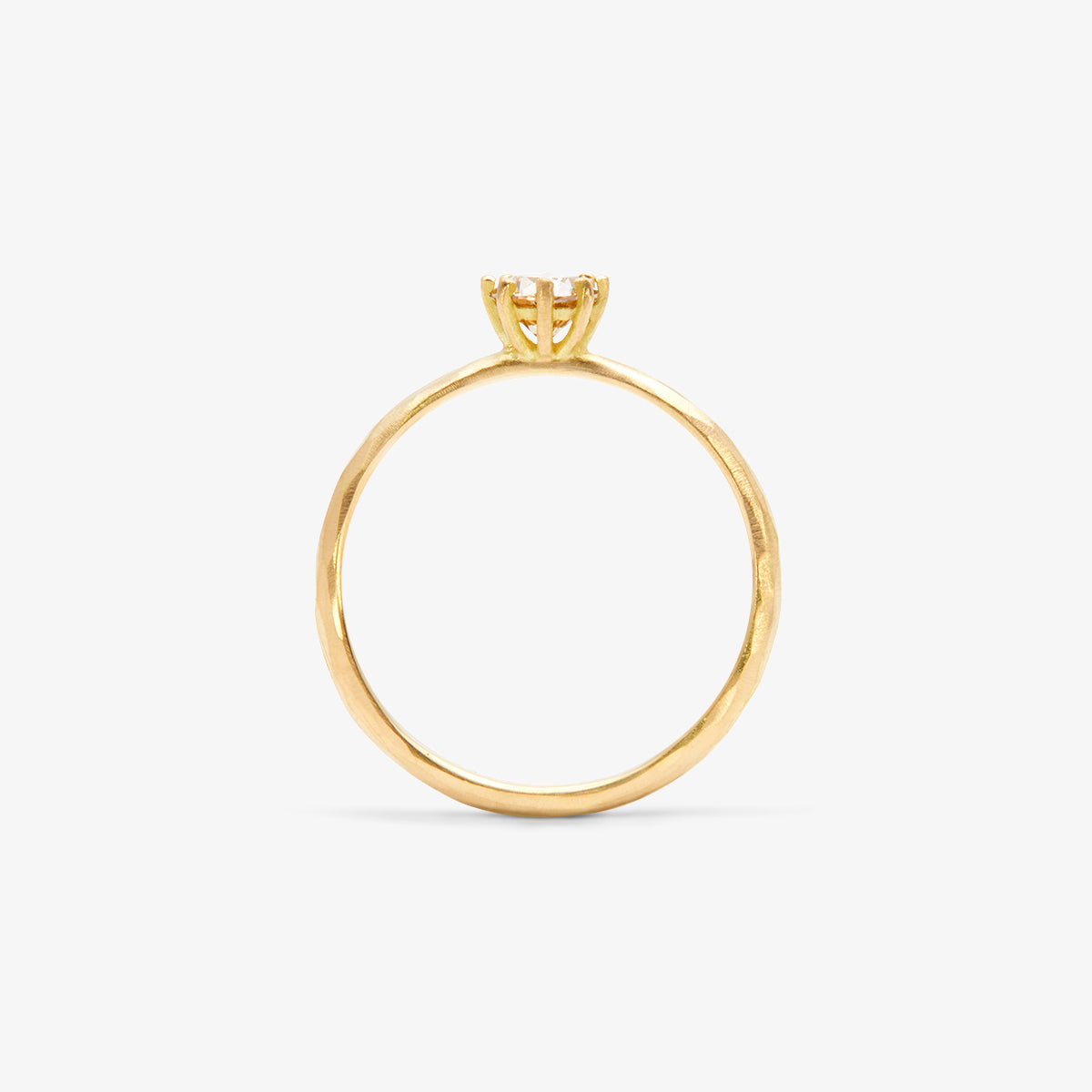 4.5mm Brown Diamond Blooming Ring