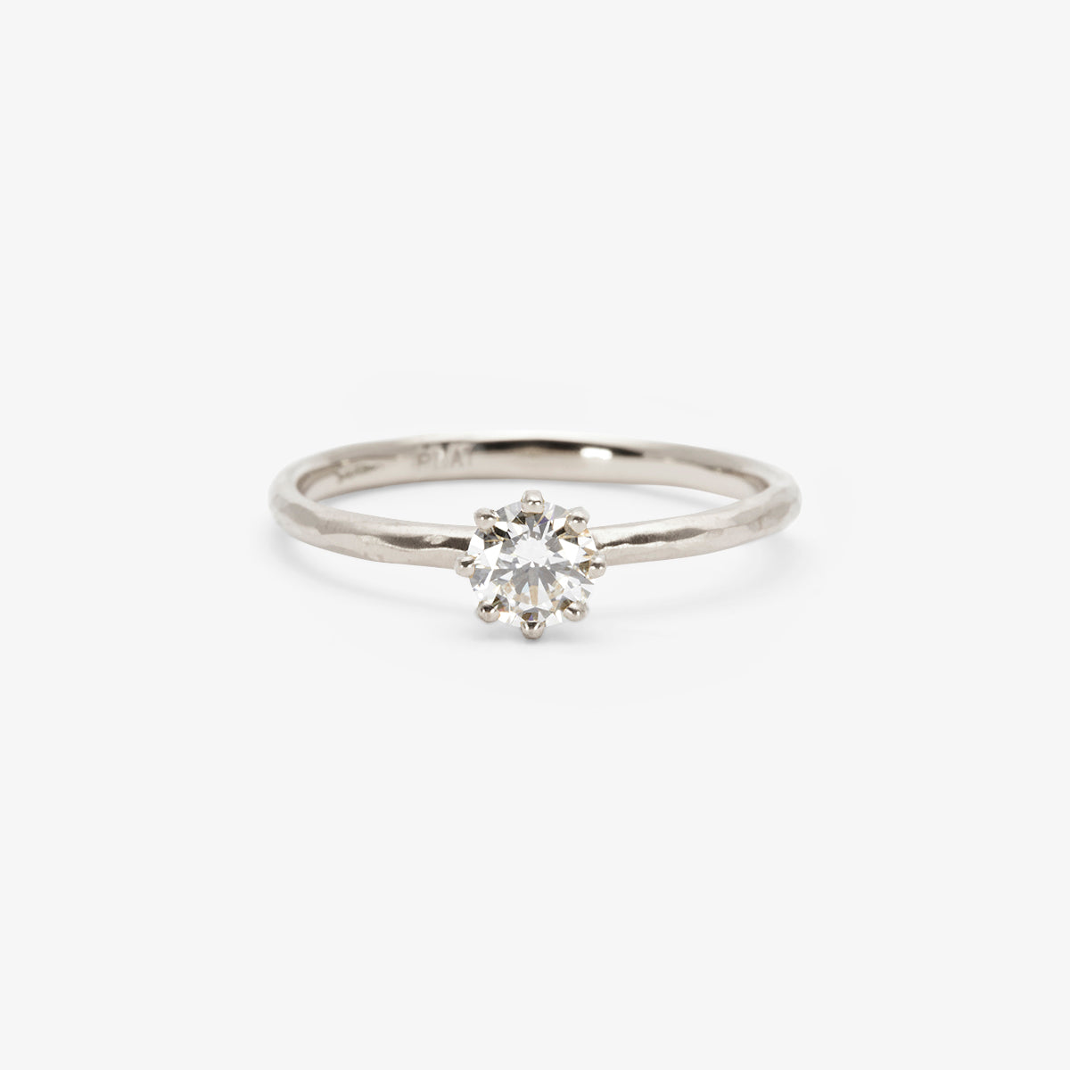 4.5mm White Diamond Blooming Ring