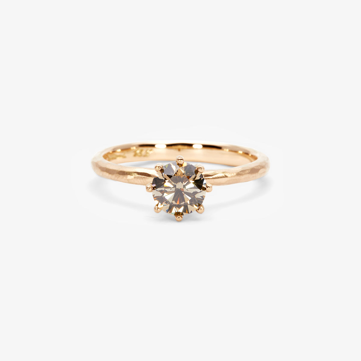 5.6mm Brown Diamond Blooming Ring