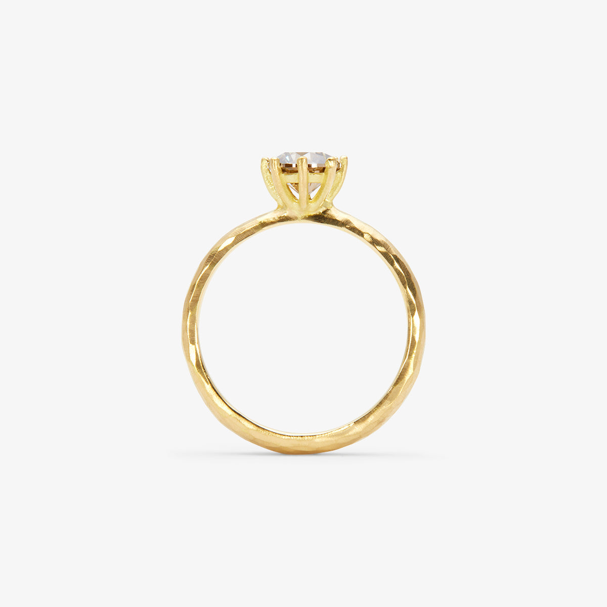5.6mm Brown Diamond Blooming Ring