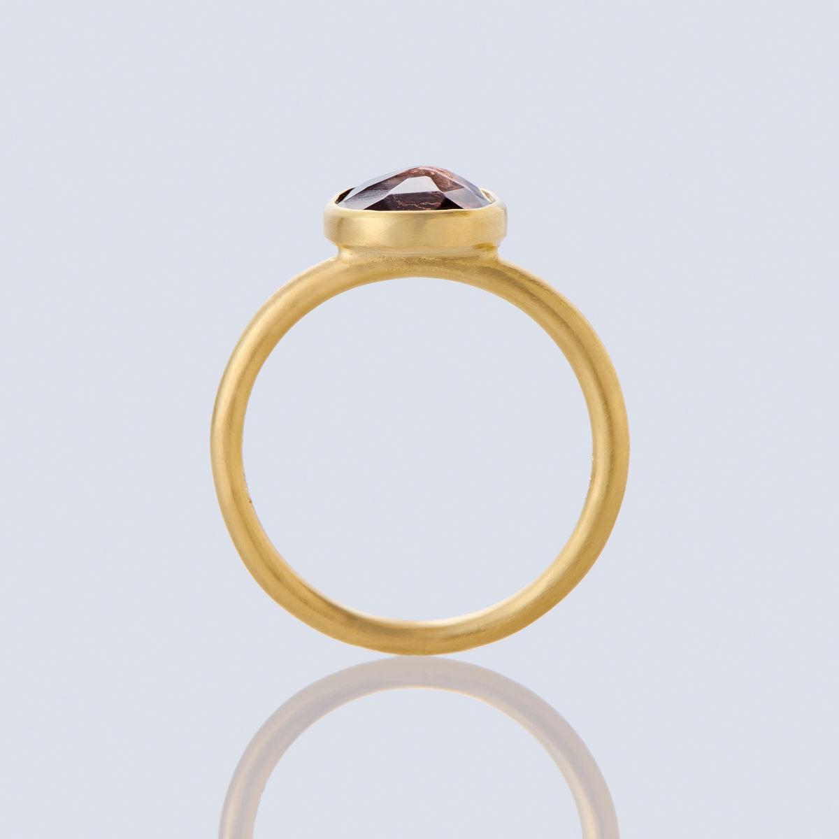 1.78 Carat One-of-a-Kind Smoky Brown Tourmaline Ring