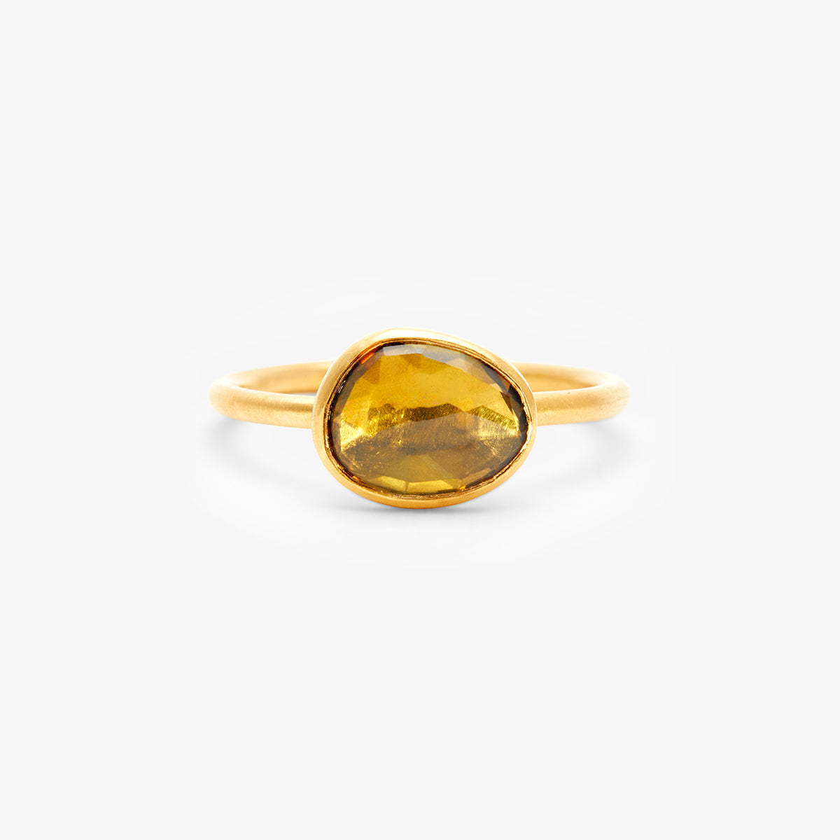 1.31 Carat One-of-a-Kind Rose Cut Tourmaline Ring