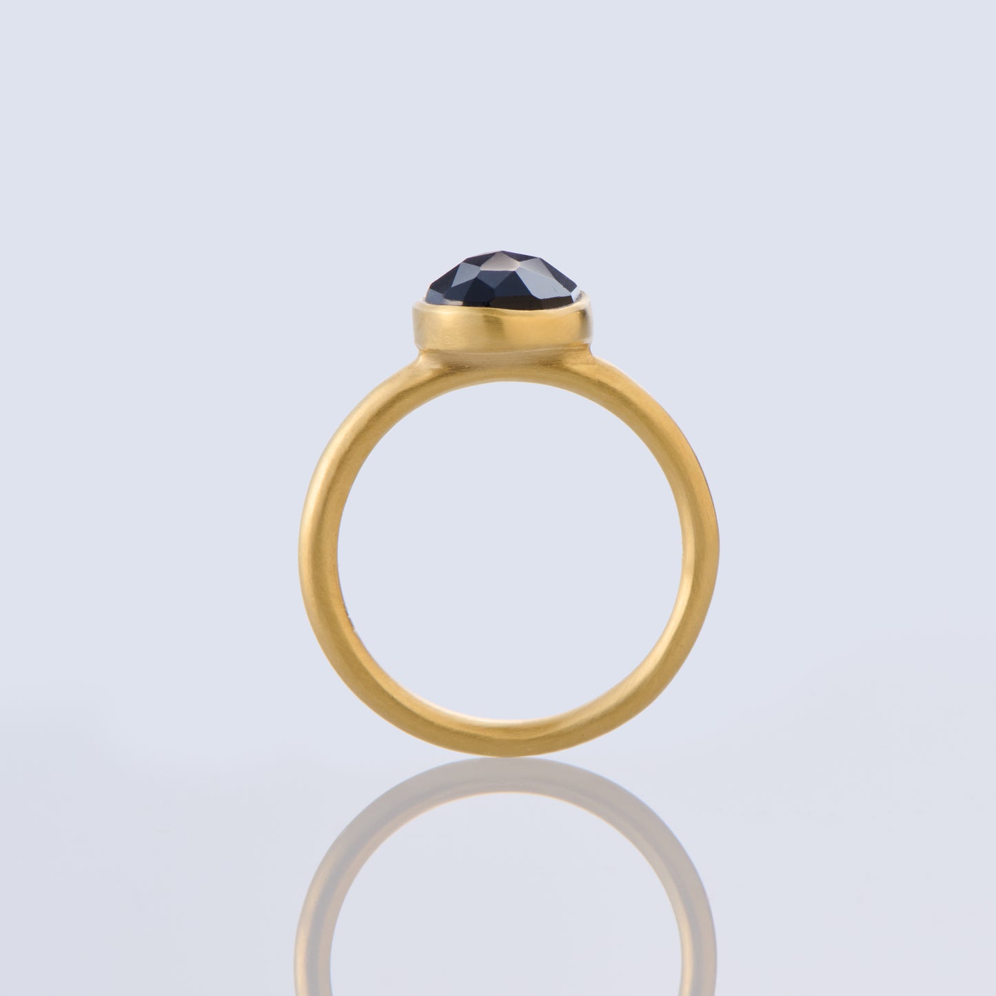2.38 Carat One-of-a-Kind Rose Cut Violet Tourmaline Ring