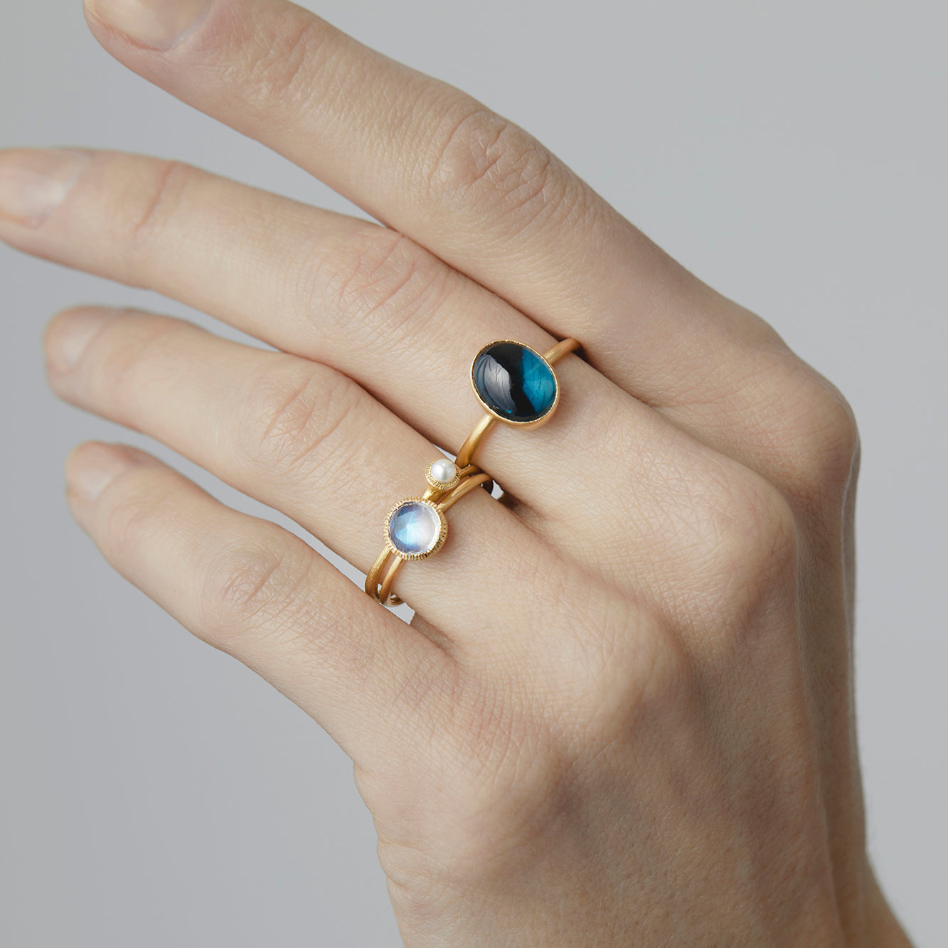 London Blue Topaz Glacé Ring