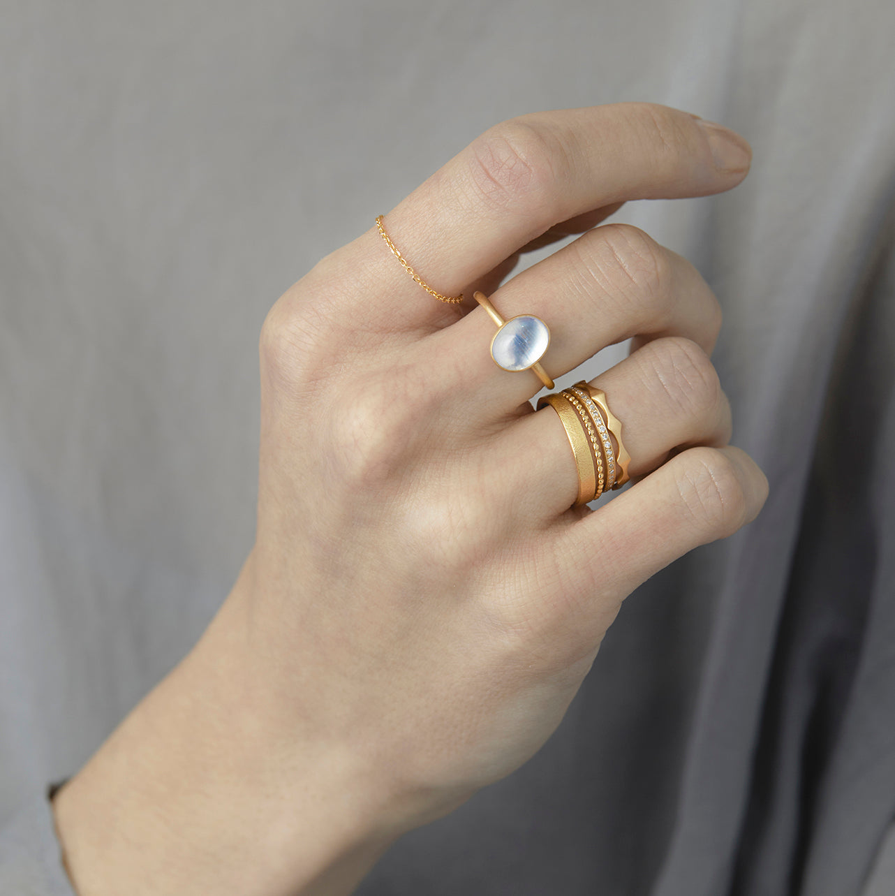 2.75mm Rough Textured Square Band