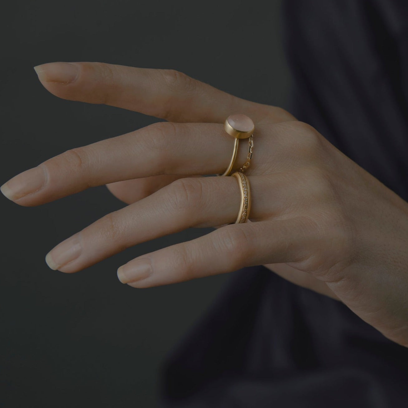 Diamond Lined Band