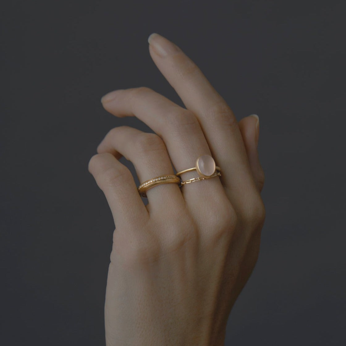 Diamond Lined Band