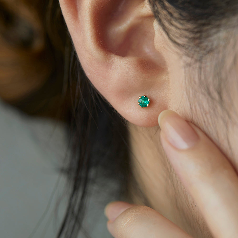 3.5mm Emerald Studs