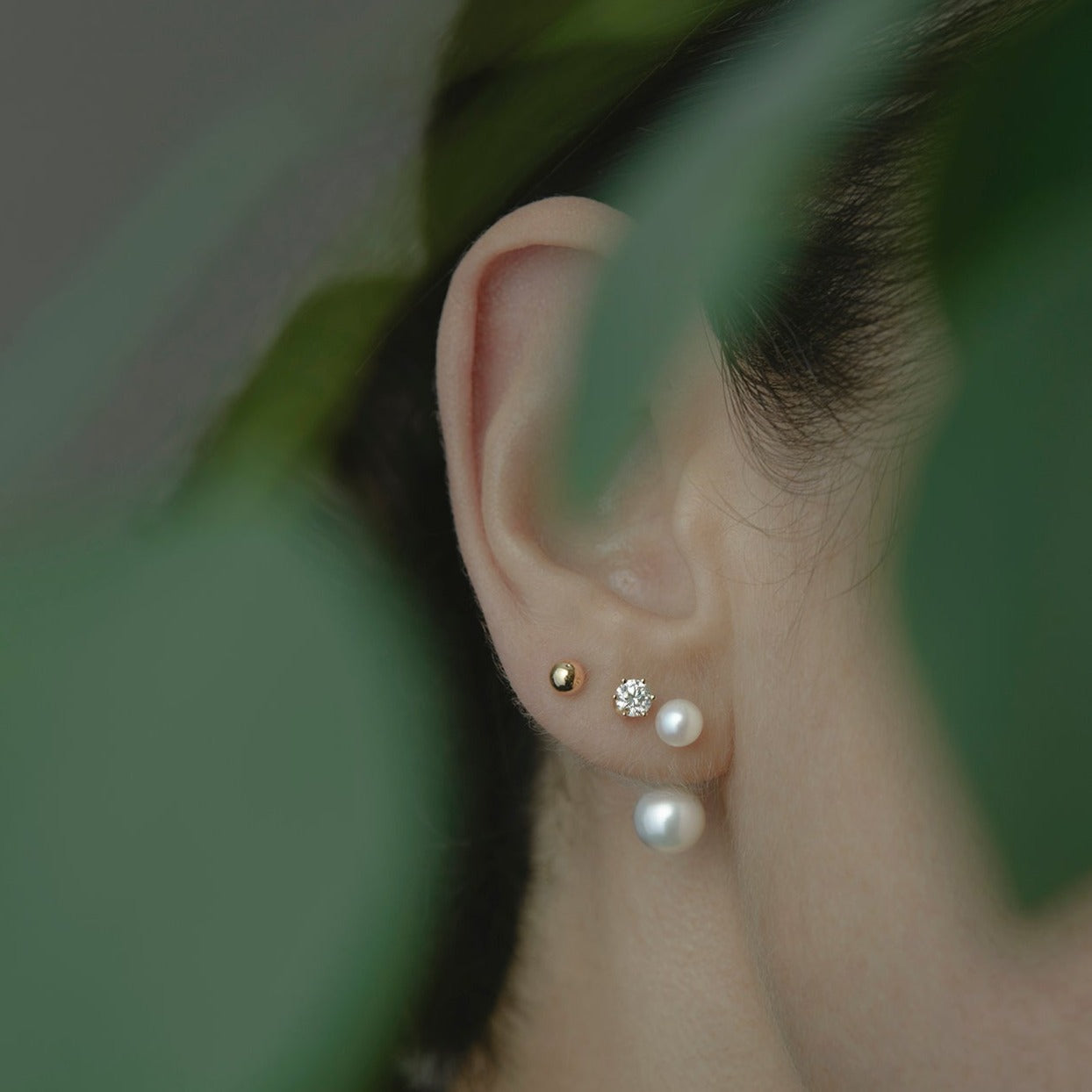 4mm Golden Ball Studs