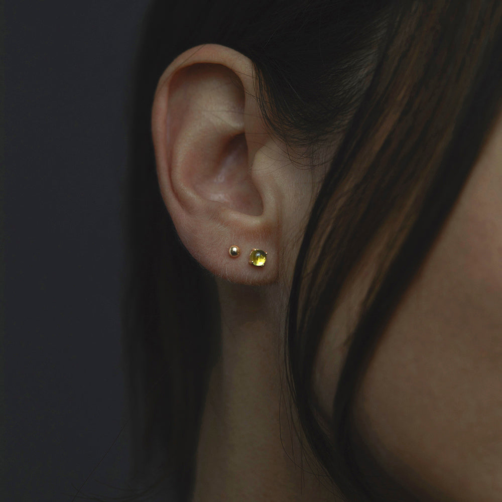 3mm Golden Ball Studs