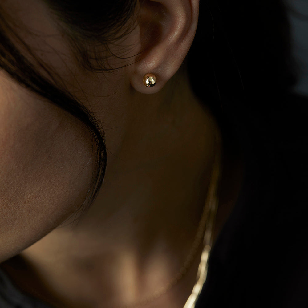 6mm Golden Ball Studs