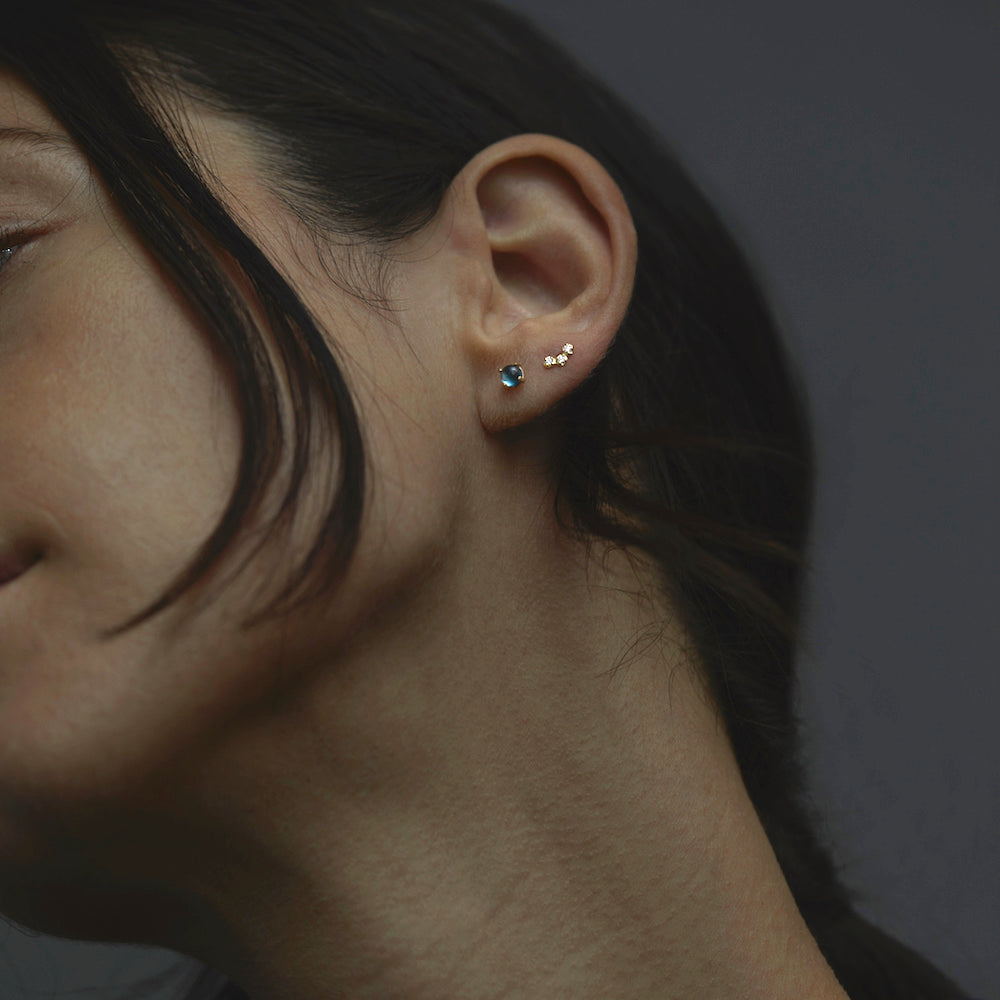 London Blue Topaz Wisp Studs