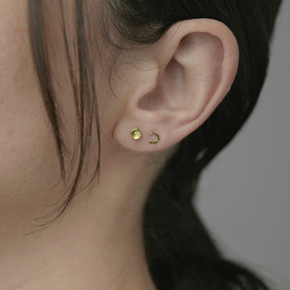 Peridot Wisp Studs