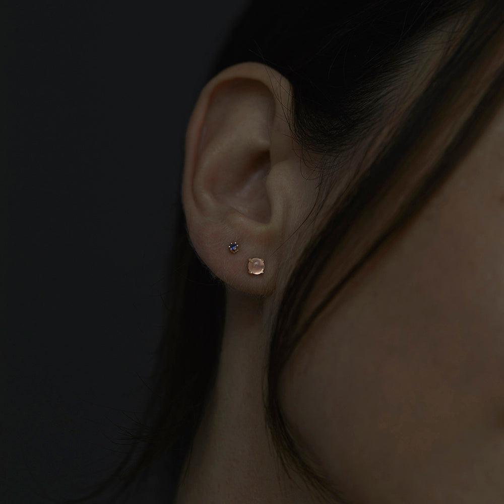 Rose Quartz Wisp Studs