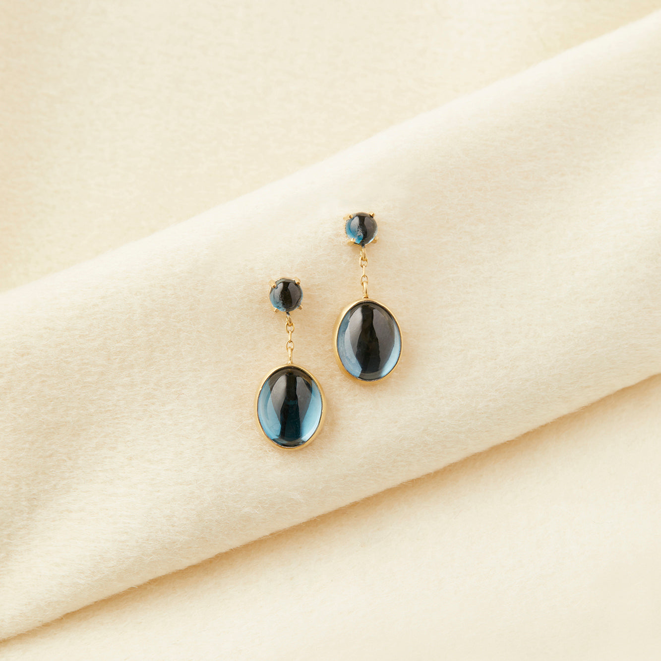 Blue Topaz Glacé Earring