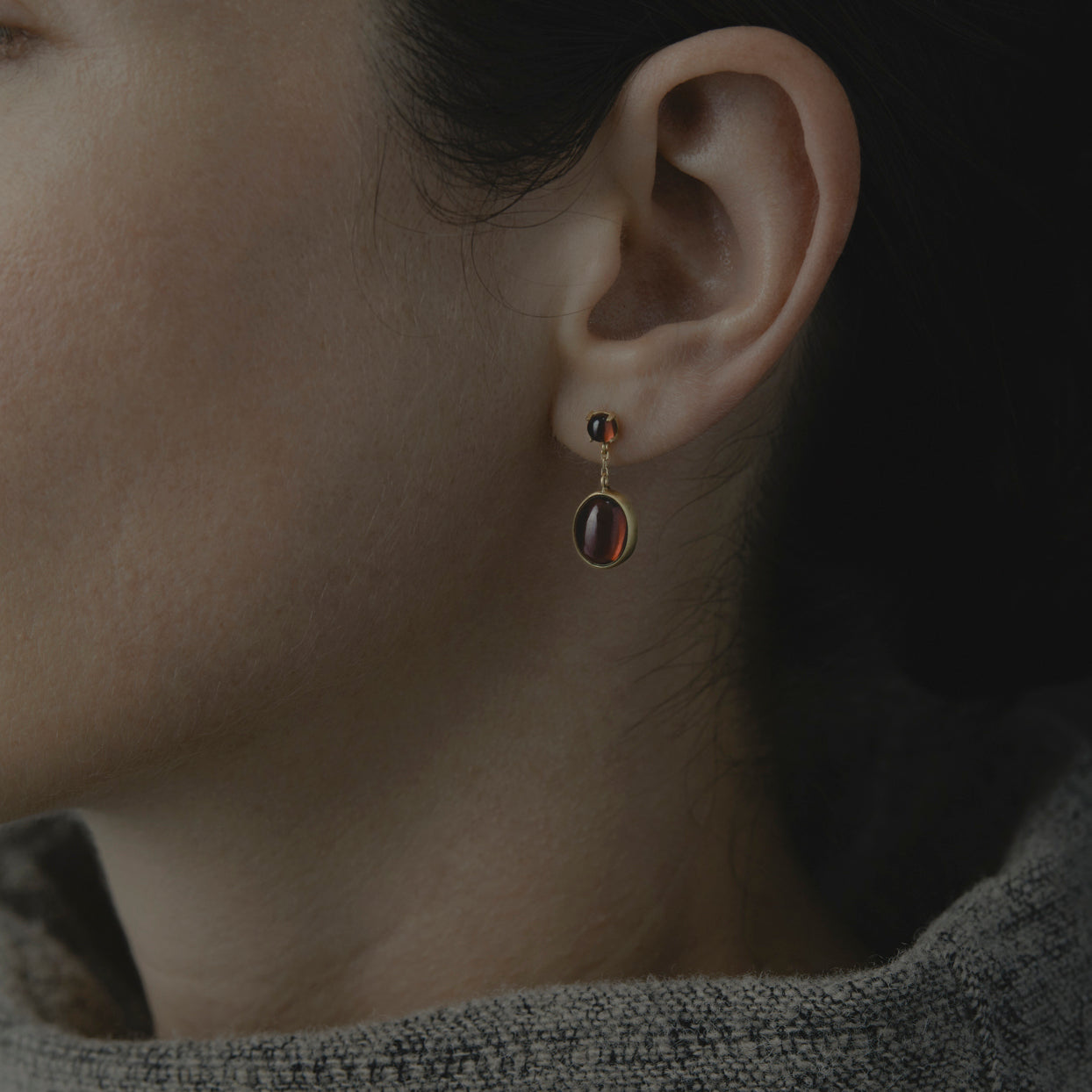 Garnet Glacé Earring