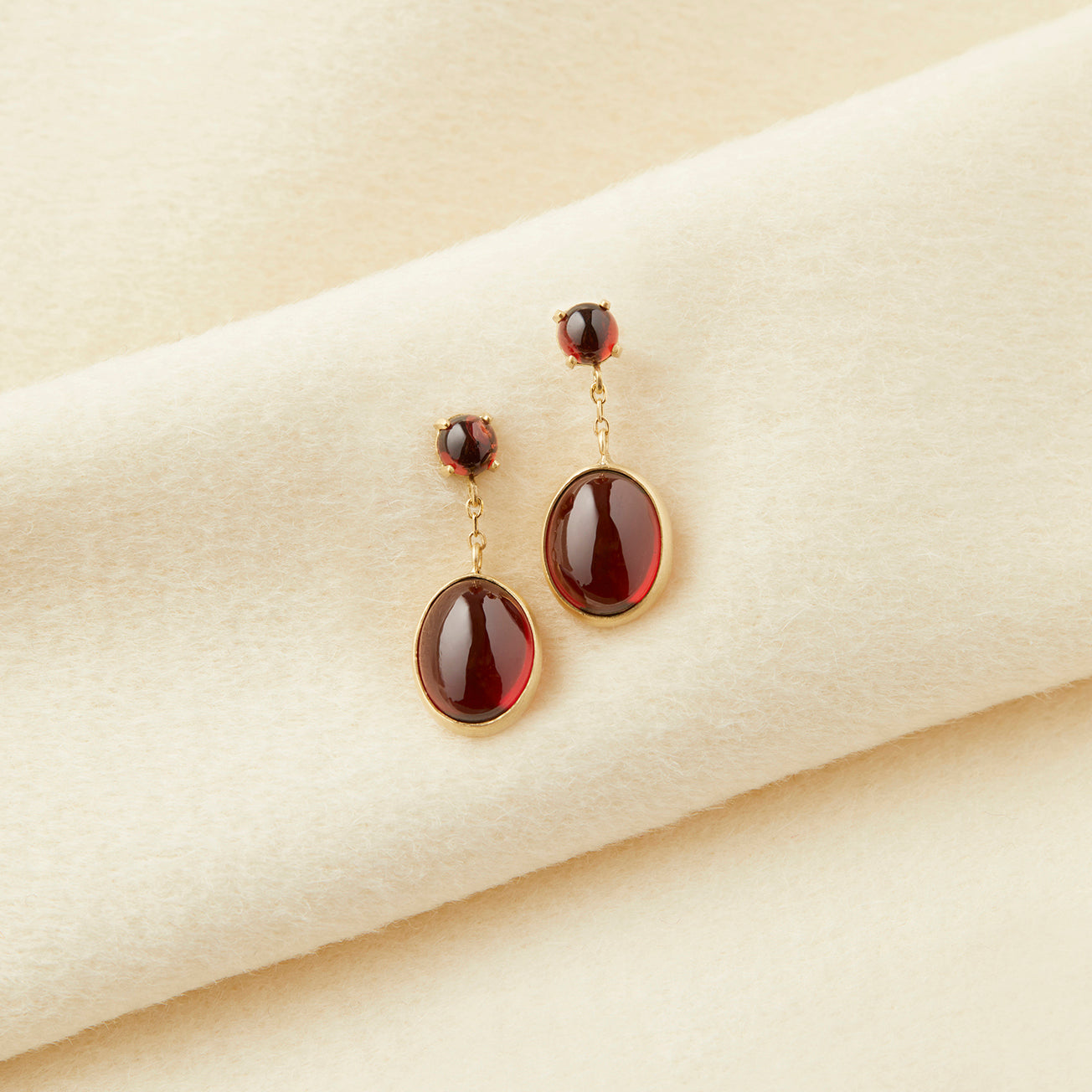 Garnet Glacé Earring