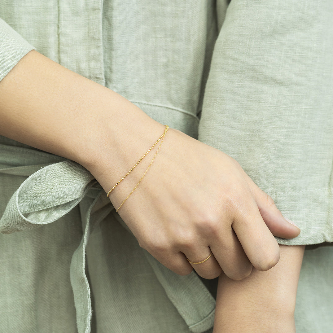 18K Yellow Gold-on