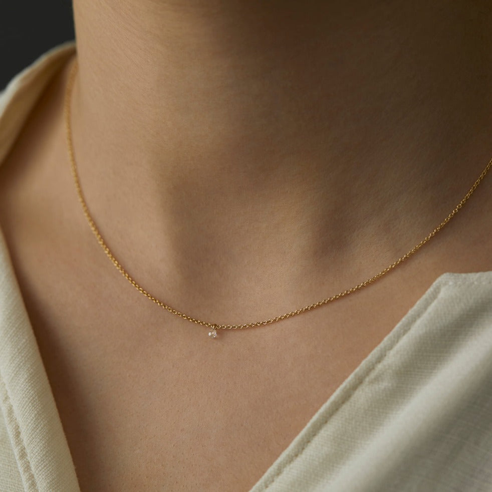 Diamond Drop Necklace