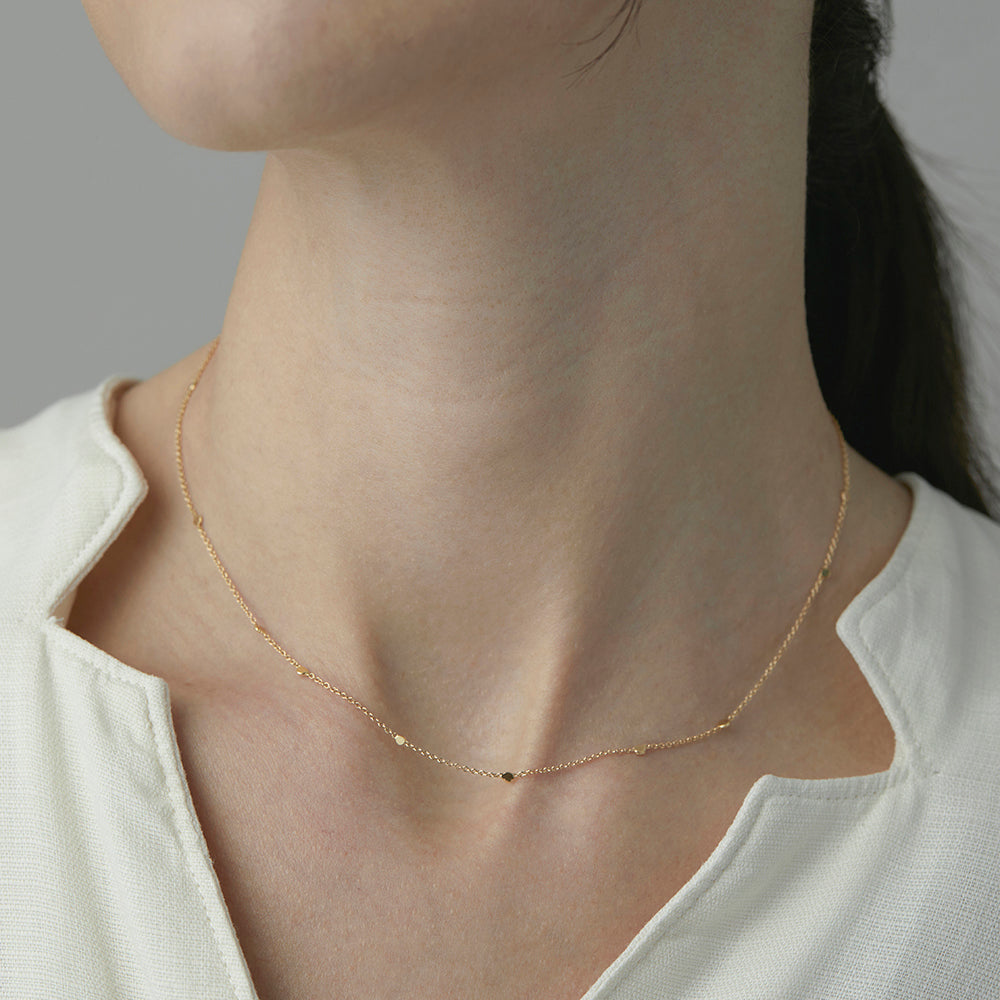 15.5" Little Gold Fleck Necklace