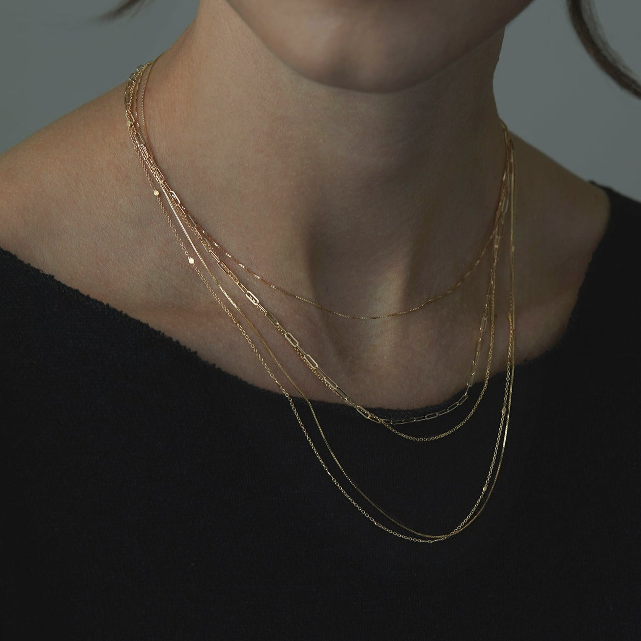 29" Little Gold Fleck Necklace