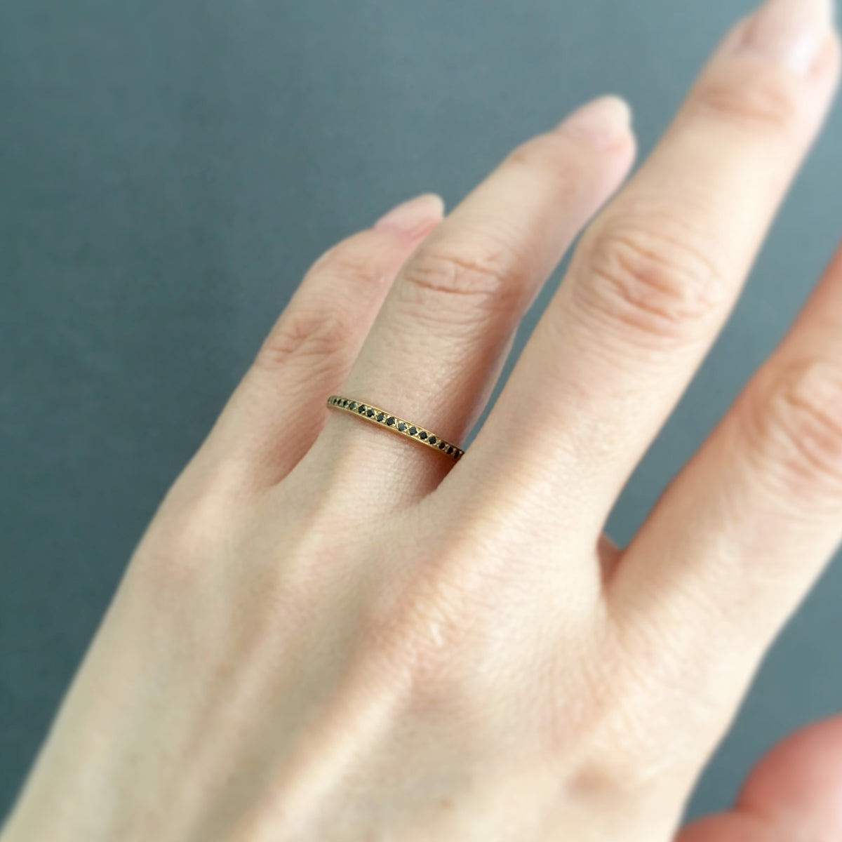 18K Yellow Gold on Model