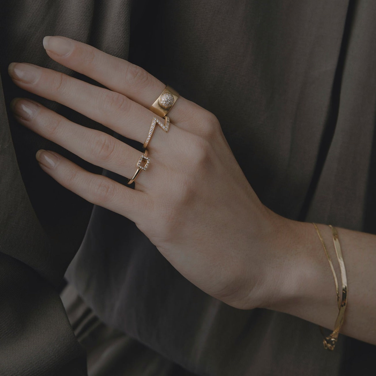 Diamond Box Ring