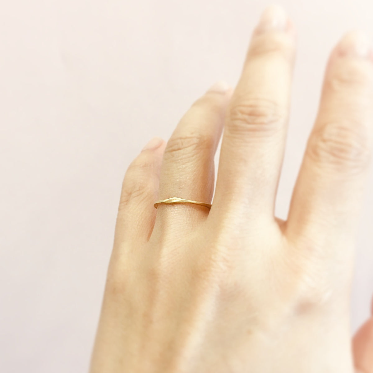 18K Yellow Gold on Model