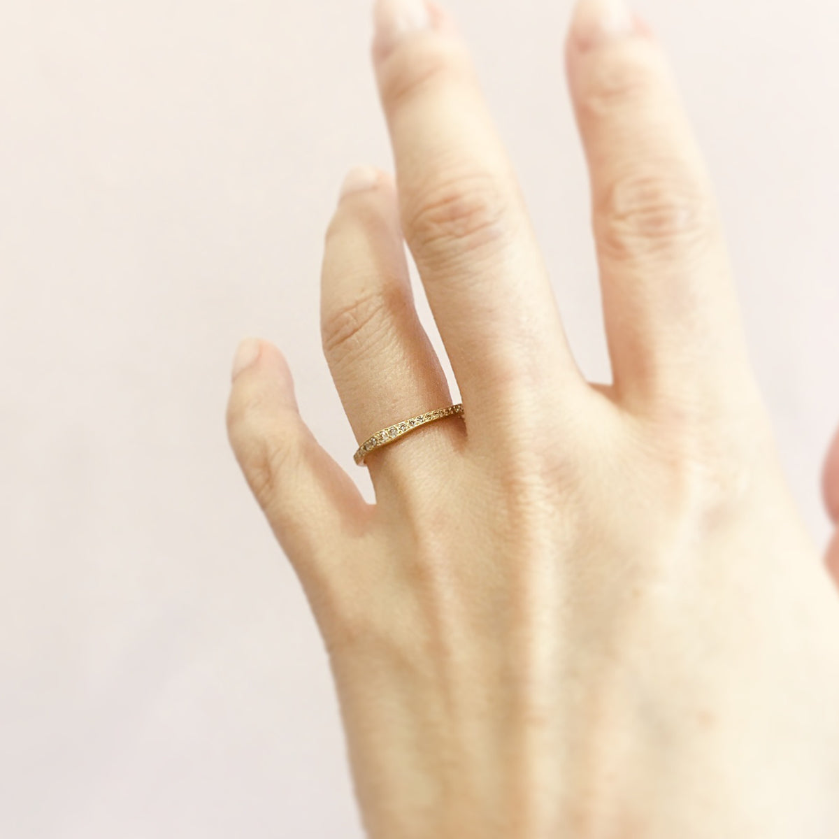 18K Yellow Gold on Model