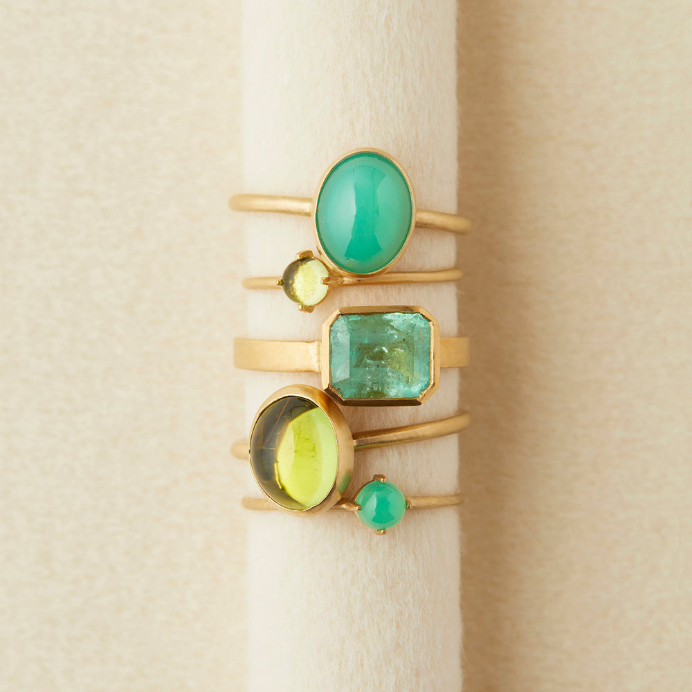 Peridot Glacé Ring