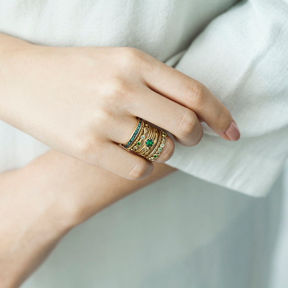 18K Yellow Gold on Model