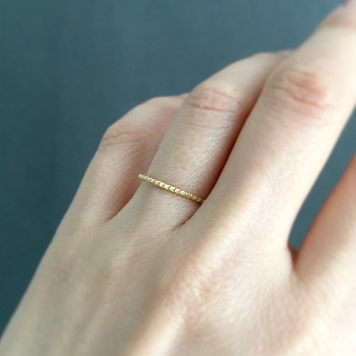 18K Yellow Gold on Model