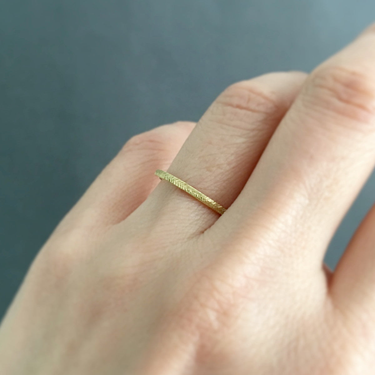 18K Yellow Gold on Model