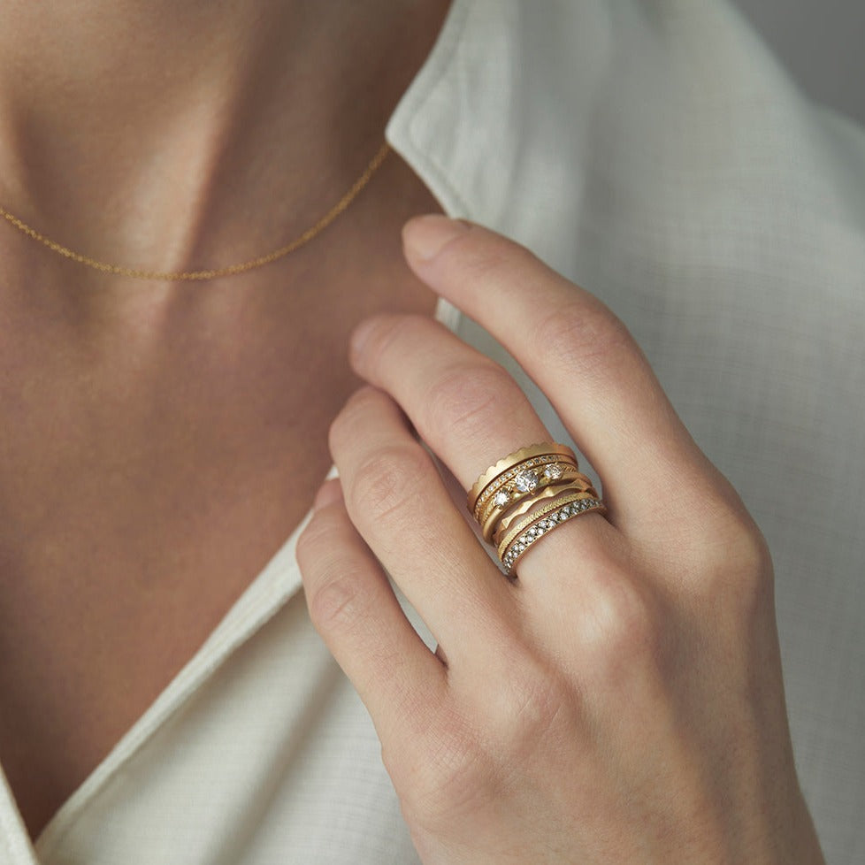 Scallop Edge Ring