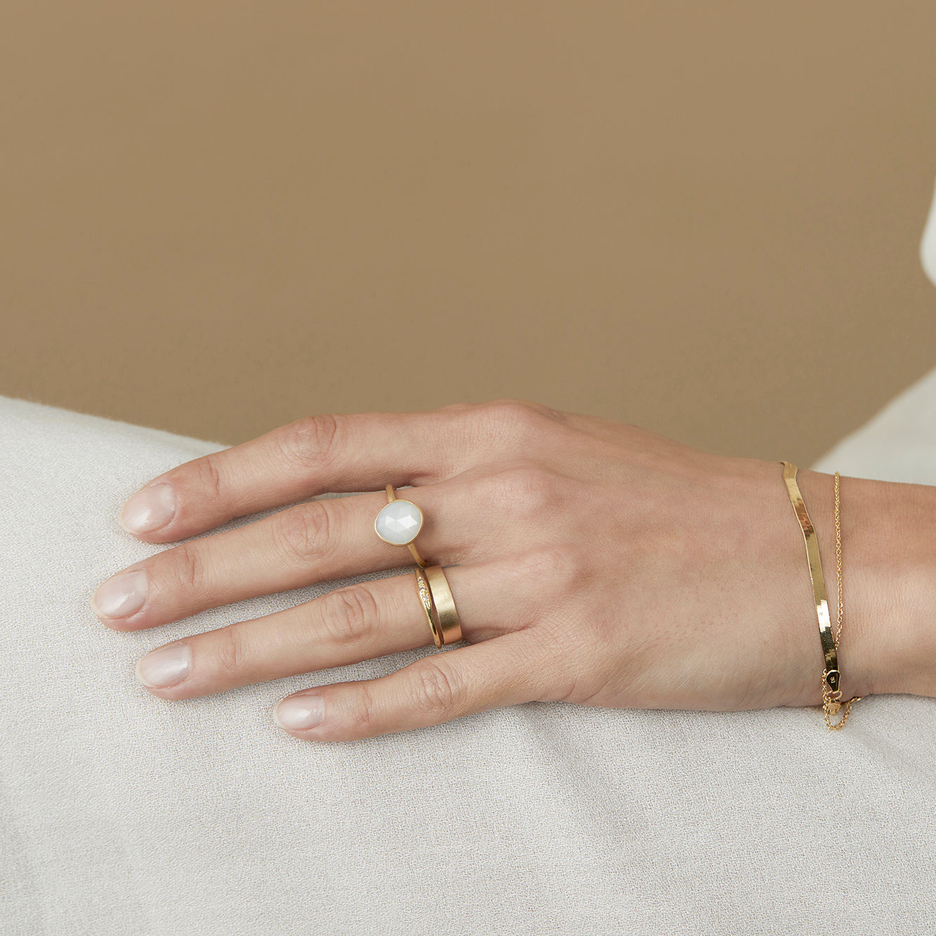Brown Diamond Terra Signet Ring