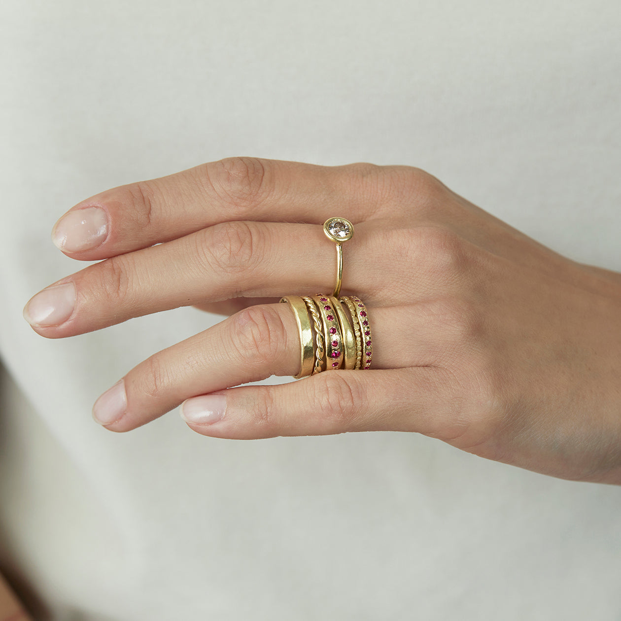 Small Ruby Terra Eternity Band