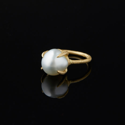 One-of-a-Kind Baroque Pearl Ring