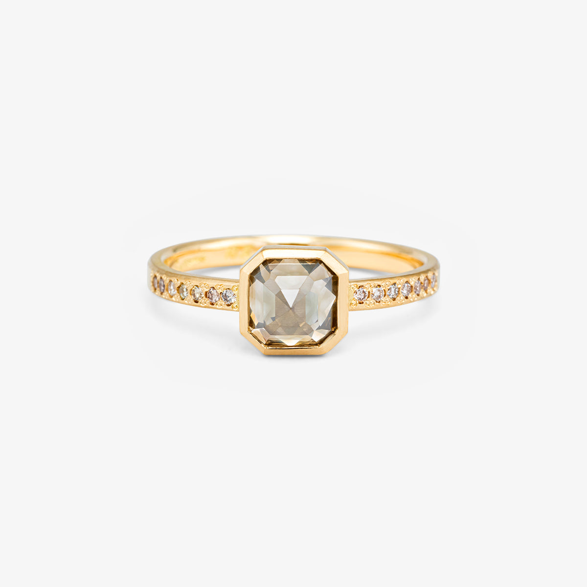 1.0 Carat One-of-a-Kind Mogul Cut Diamond Ring