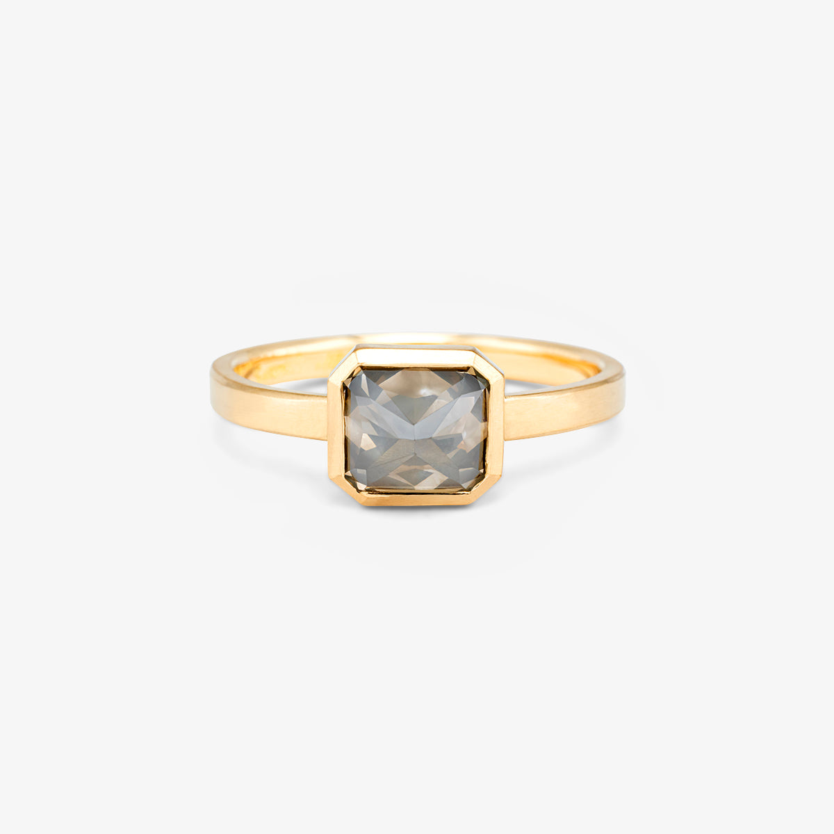 1.24 Carat One-of-a-Kind Mogul Cut Diamond Ring