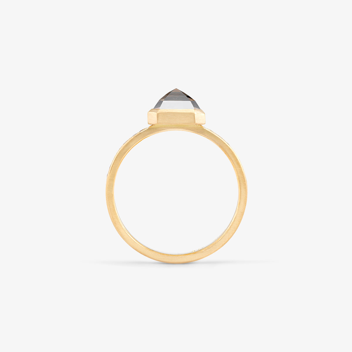 1.26 Carat One-of-a-Kind Mogul Cut Diamond Ring