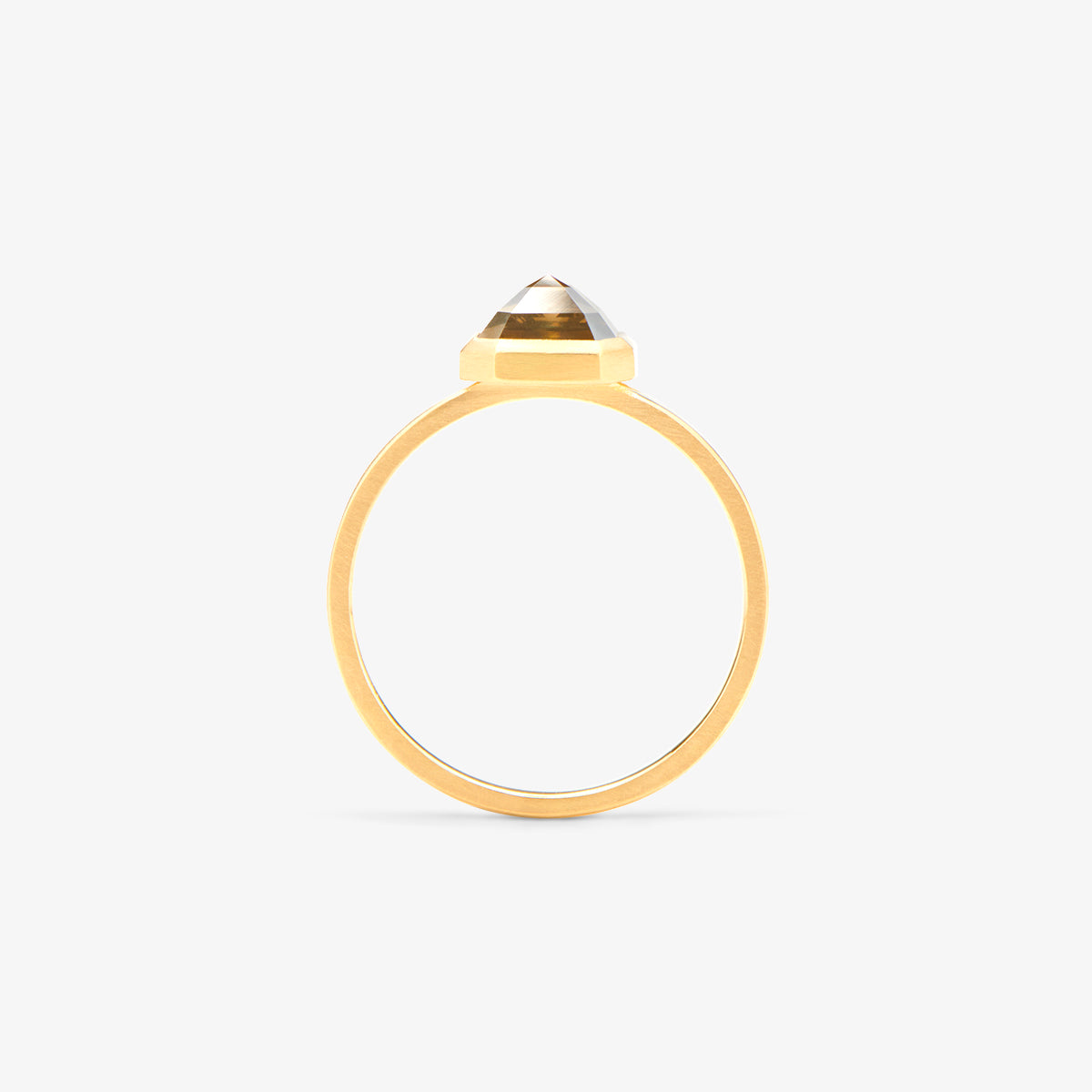 1.29 Carat One-of-a-Kind Mogul Cut Diamond Ring