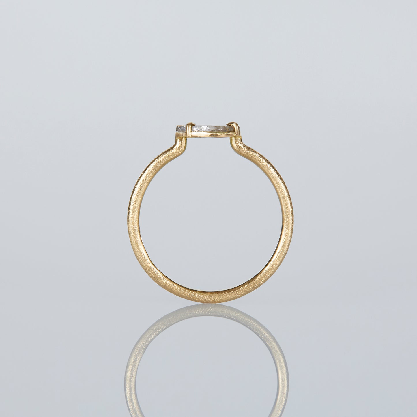 0.63 Carat One-of-a-Kind Slice Diamond Ring