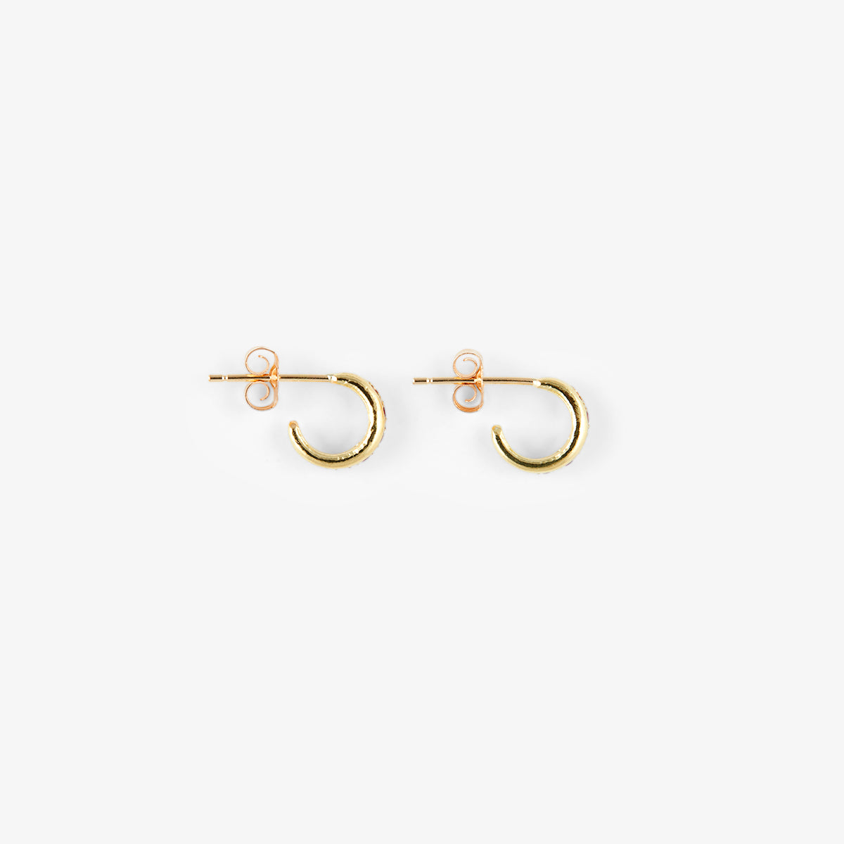 Ruby Terra Hoop Earrings