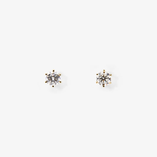 4.5mm White Diamond Studs