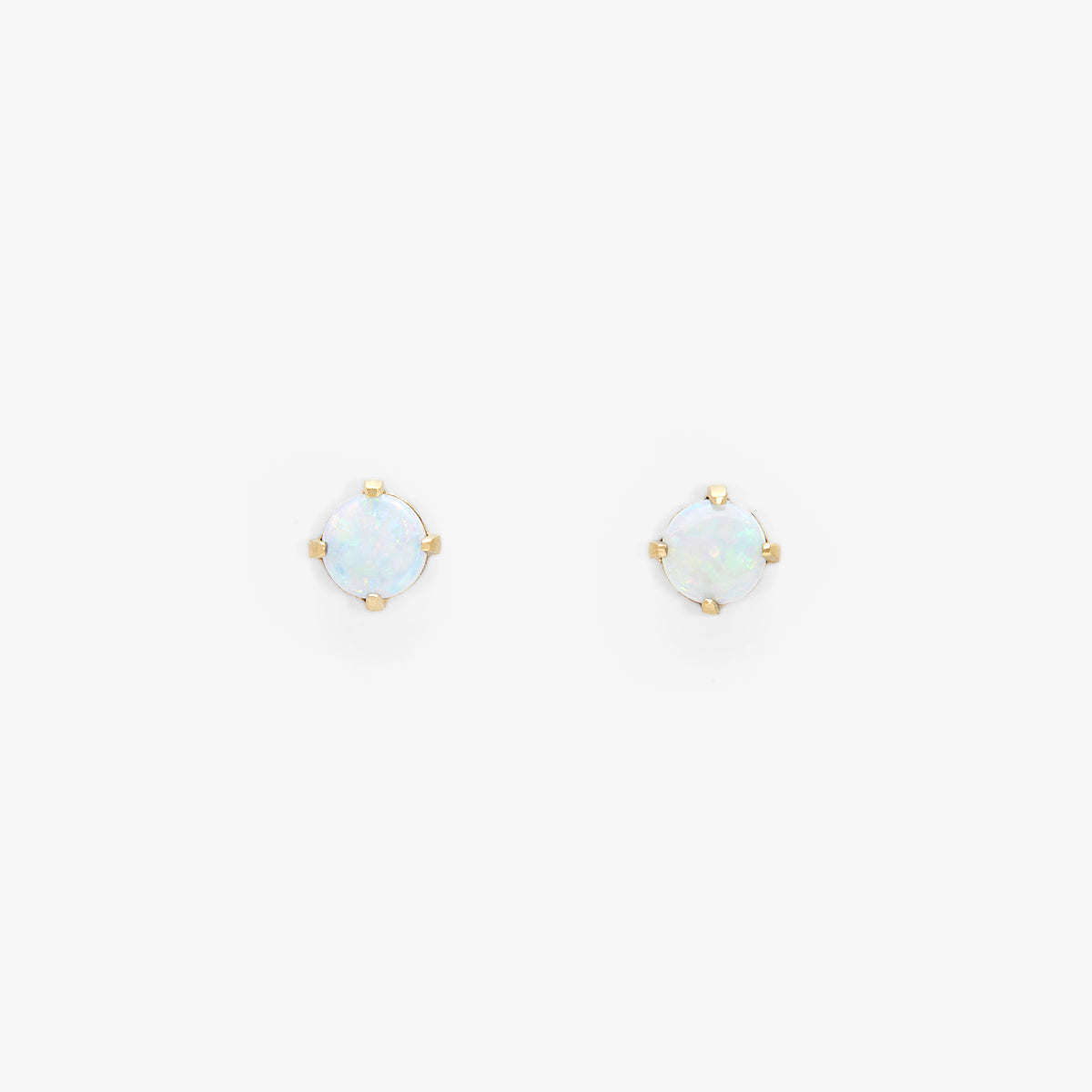 Australian White Opal Wisp Studs