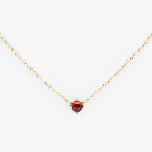 Garnet Wisp Necklace