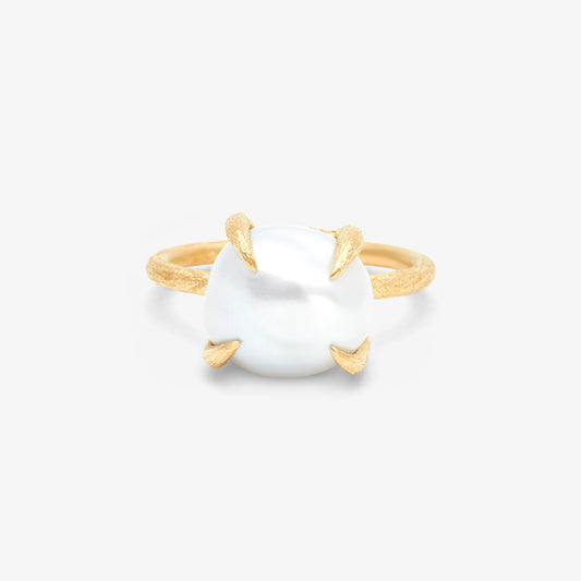 One-of-a-Kind Freshwater Keshi Pearl Ring